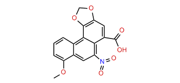 8-Methoxy-6-nitrophenanthro[3,4-d]-1,3-dioxole-5-carboxylic acid